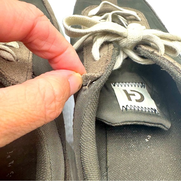 Cole Haan Grand Two Tone Sneakers Mens Size 10 Green Nylon & Suede - Picture 8 of 10